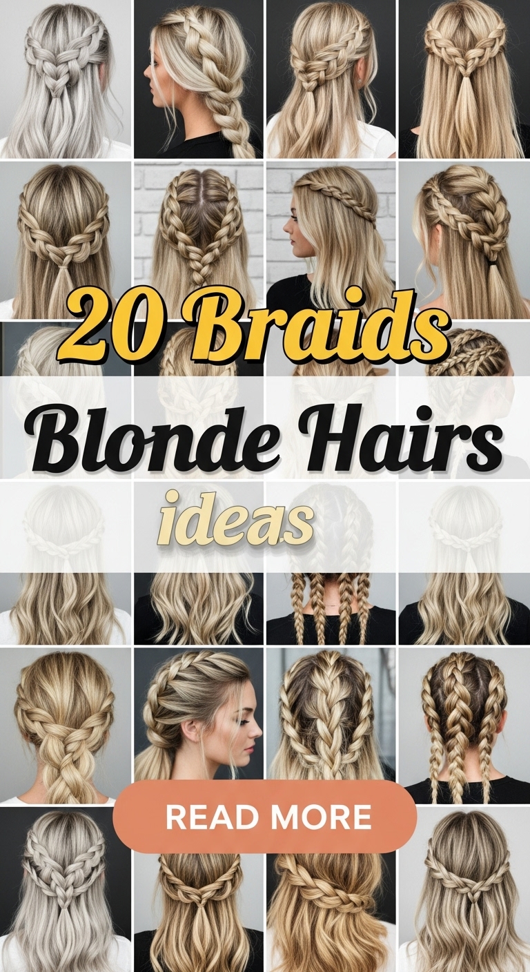 20 Braids Blonde Hairs ideas