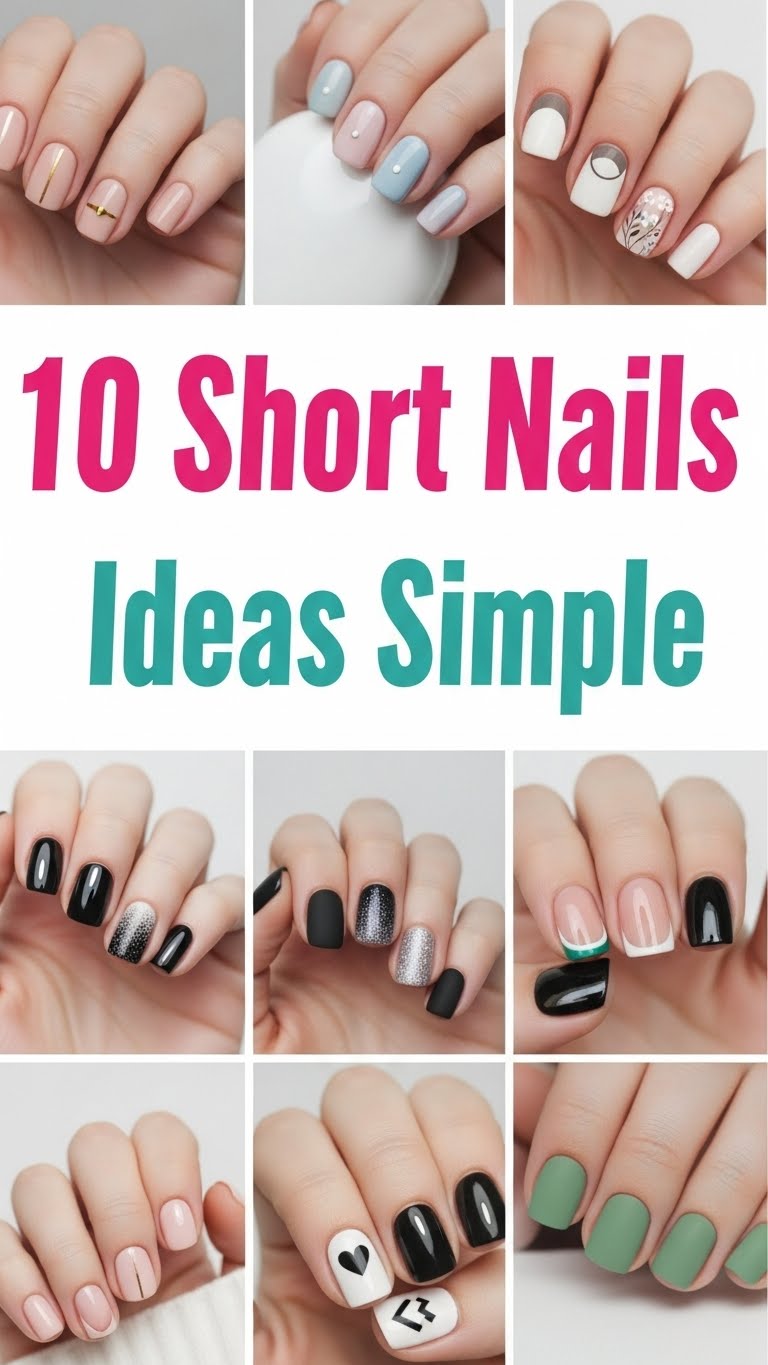 10 Short Nails ideas Simple