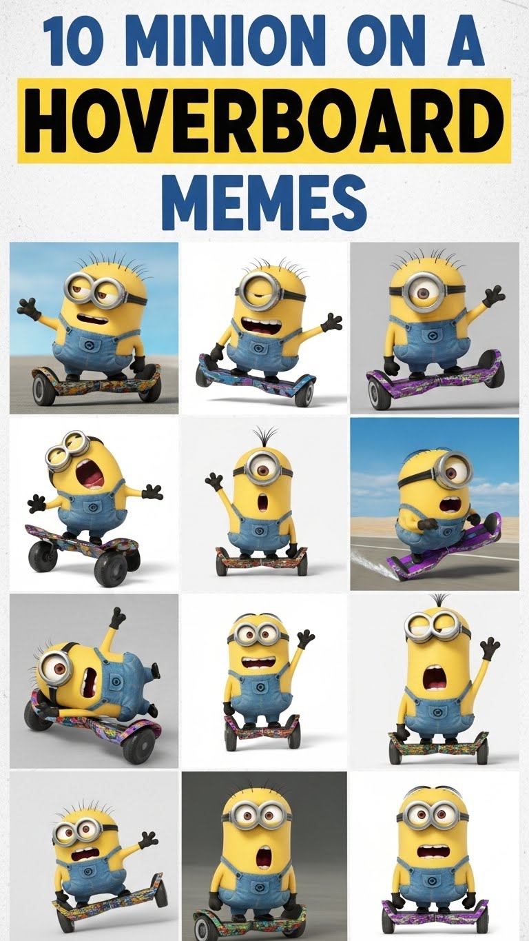 10 Minion on a Hoverboard Memes