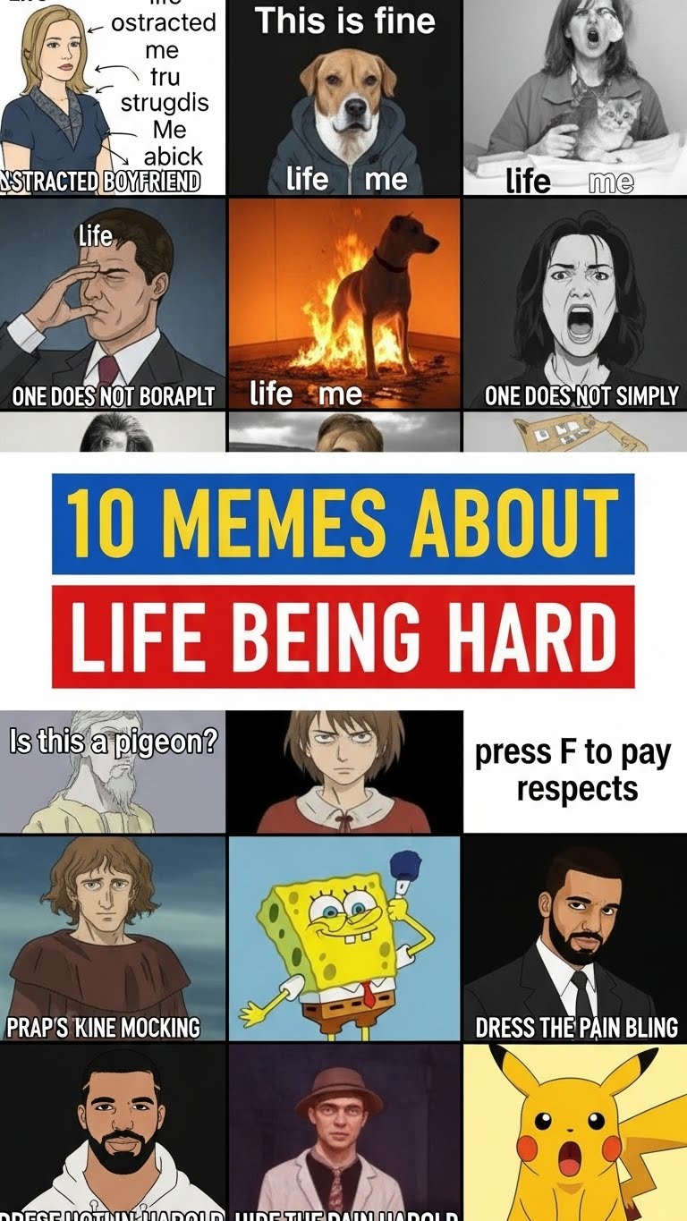 10 Memes About Life Being Hard
