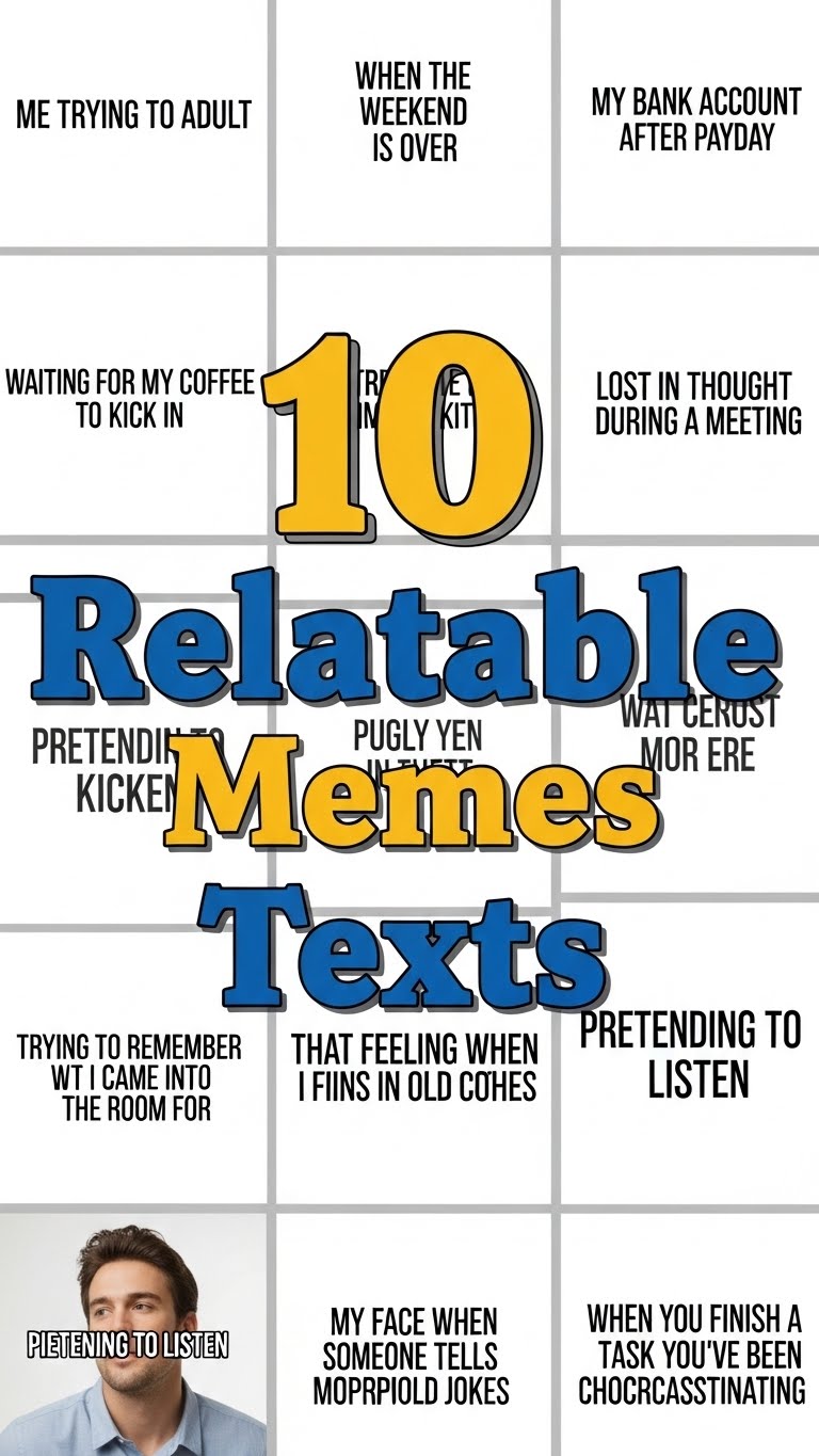 10 Relatable Memes Texts
