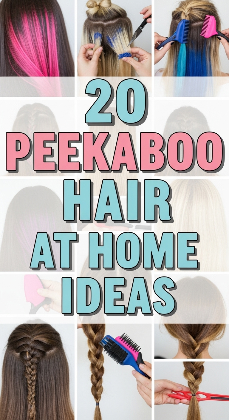20 Peekaboo Hair At Home Ideas