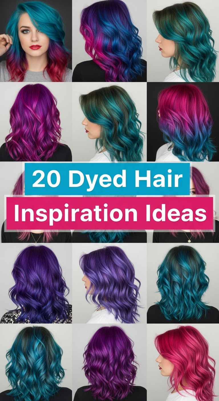 20 Dyed Hair Inspiration ideas