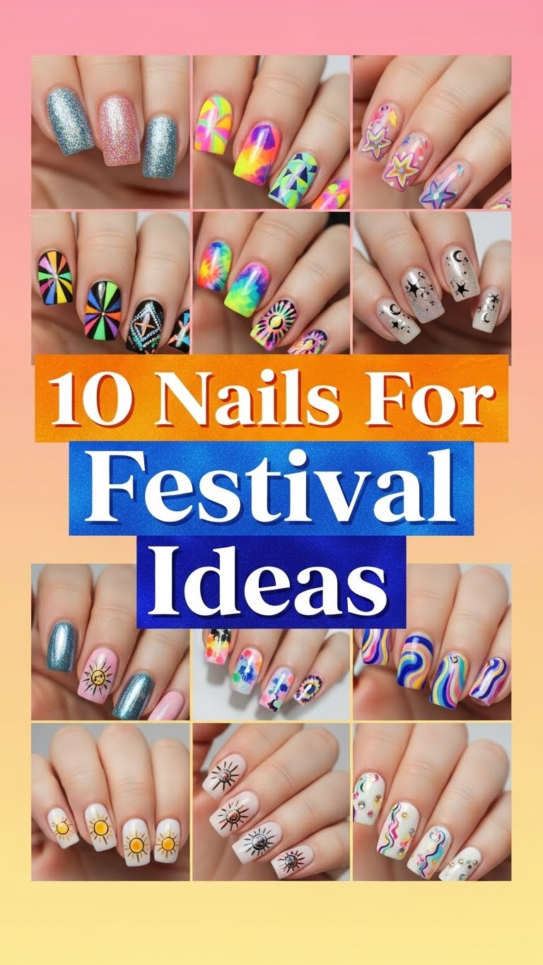 10 Nails For Festival ideas