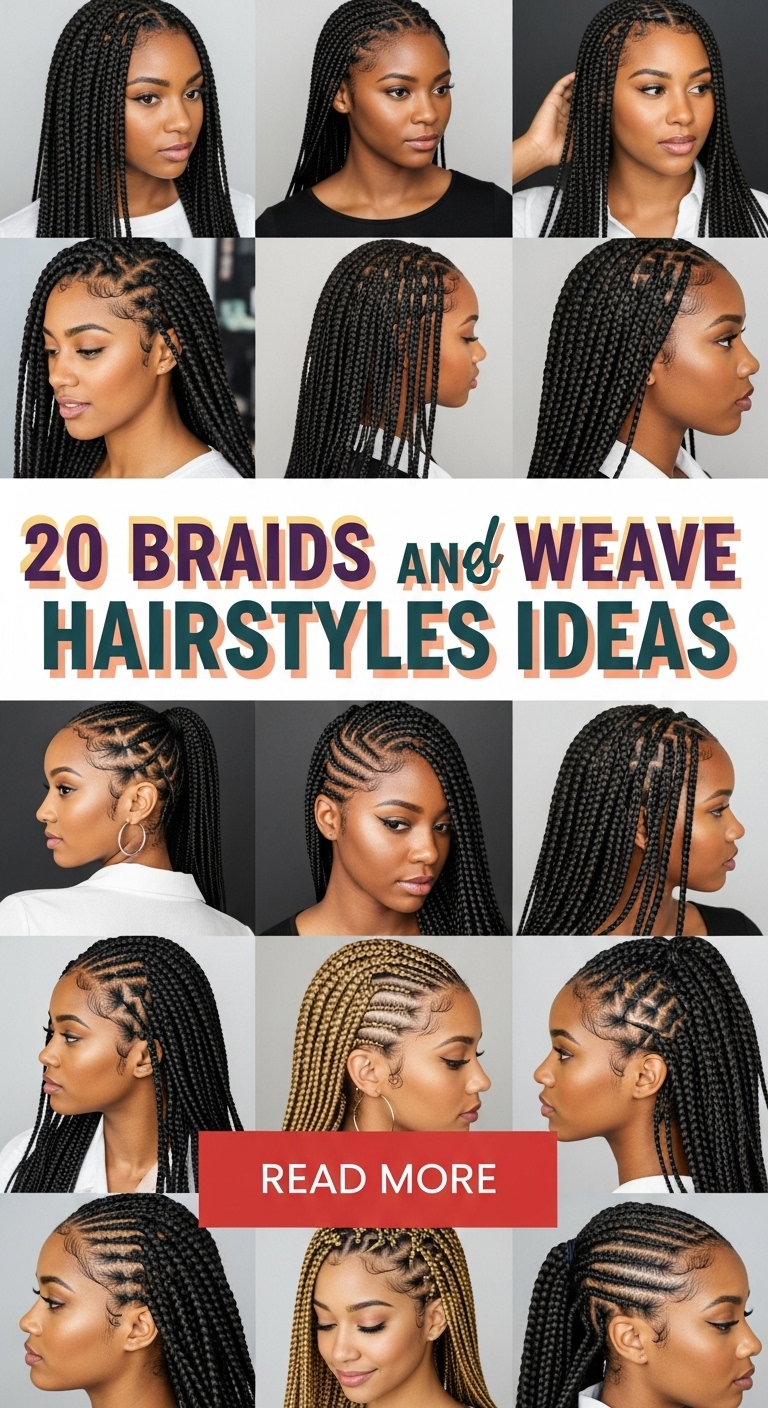 20 Braids and Weave Hairstyles ideas
