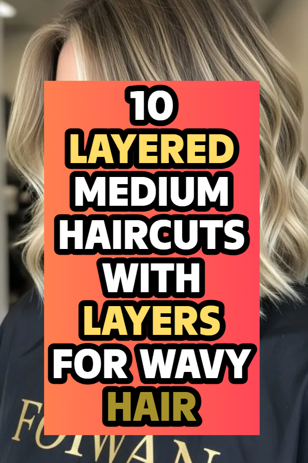 10 Medium Haircuts with Layers for Wavy Hair