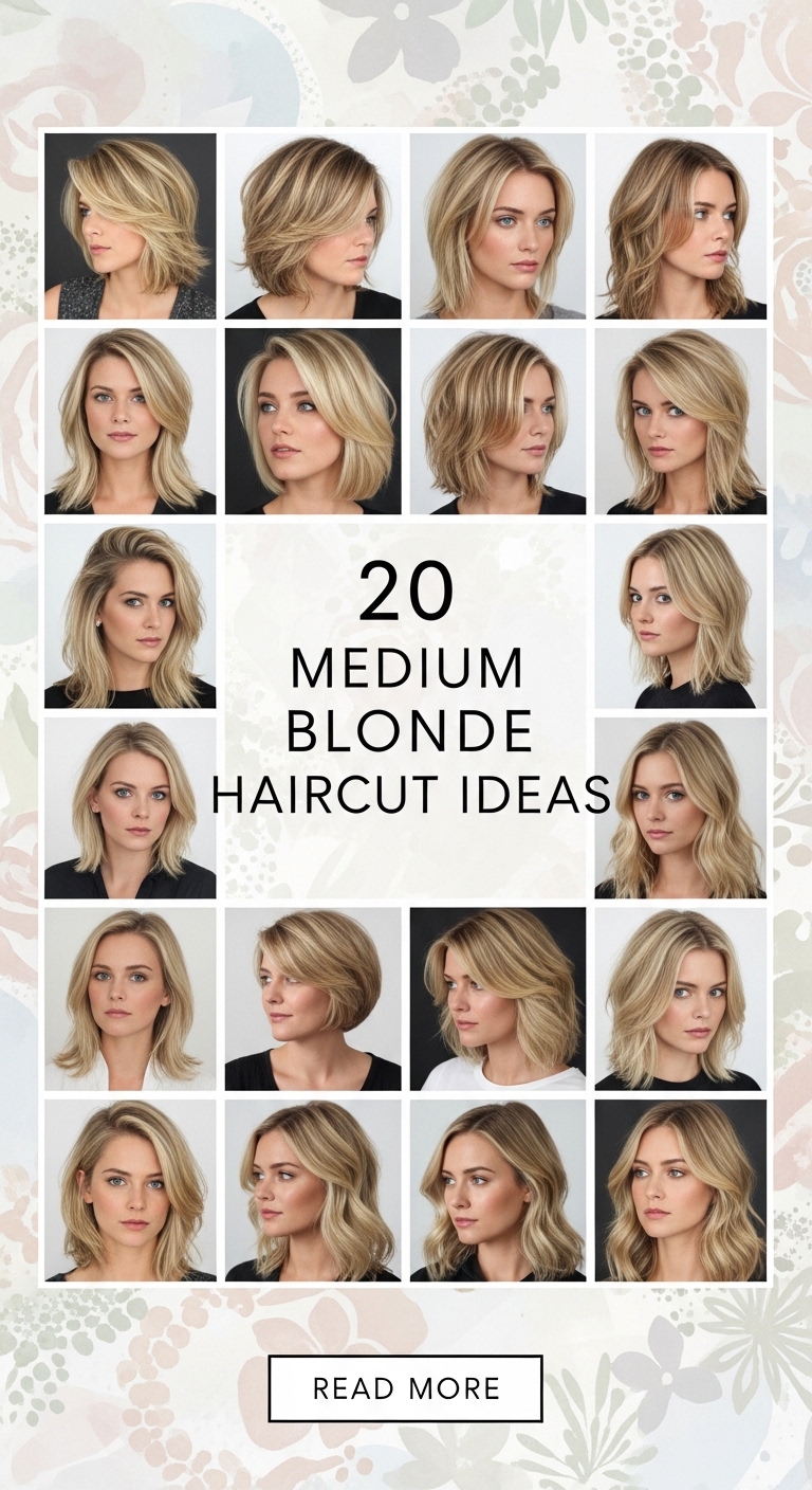 20 Medium Blonde Haircuts Ideas