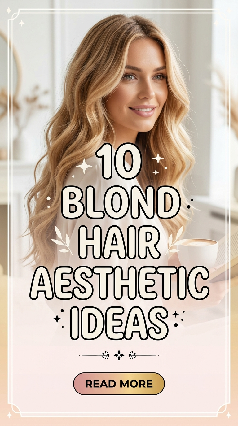 10 Blond Hair Aesthetic Ideas