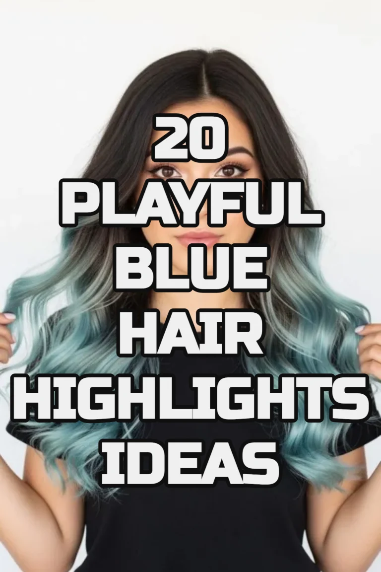 20 Blue Hair Highlights ideas