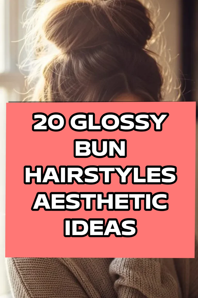 20 bun hairstyles aesthetic ideas
