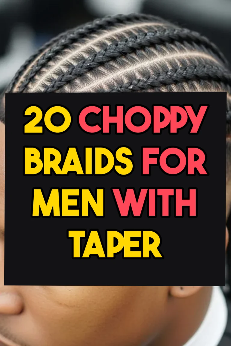 20 braids for men with taper