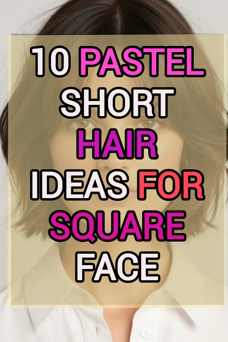 10 Short Hair Ideas For Square Face