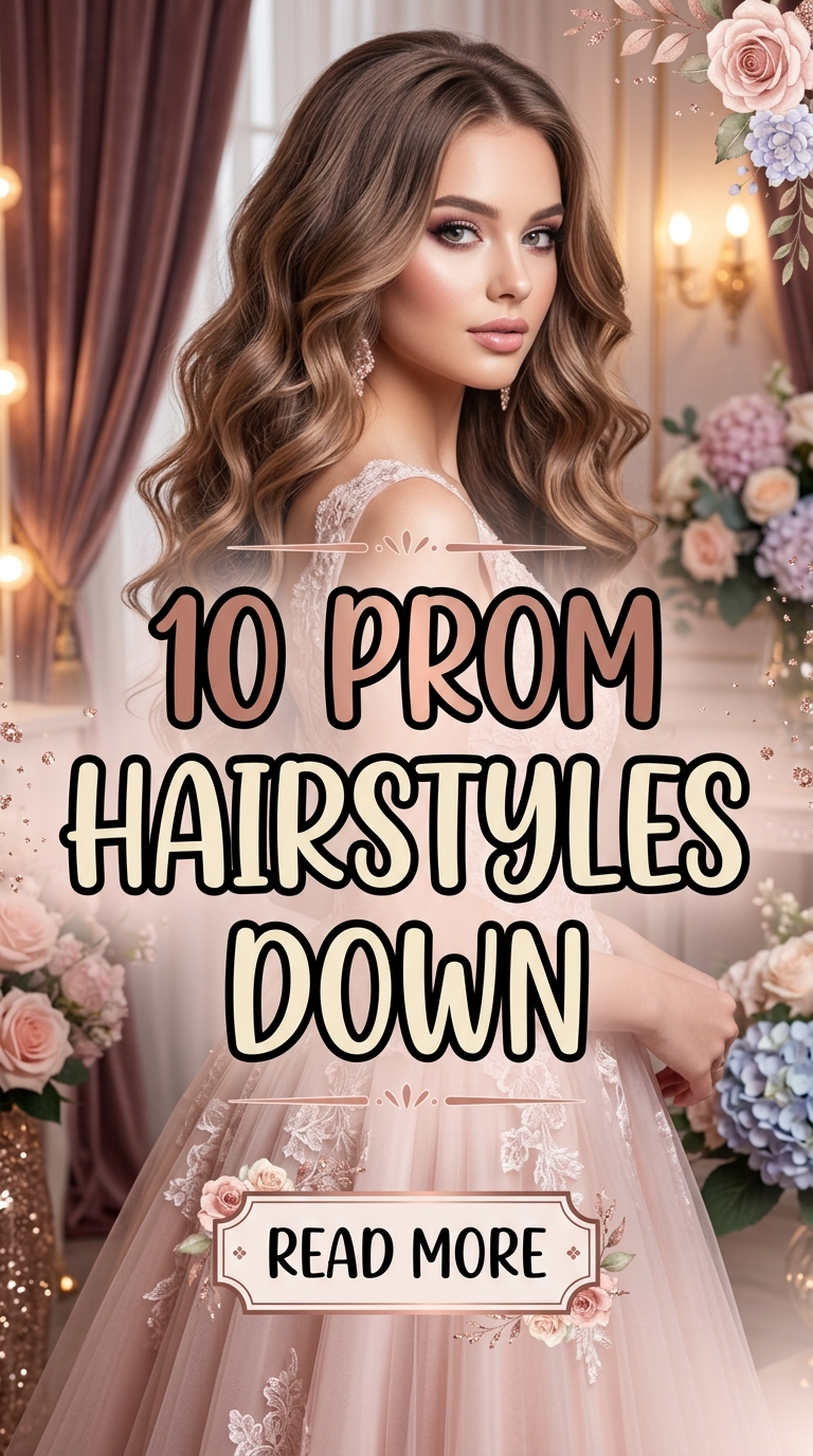 10 Prom Hairstyles Down