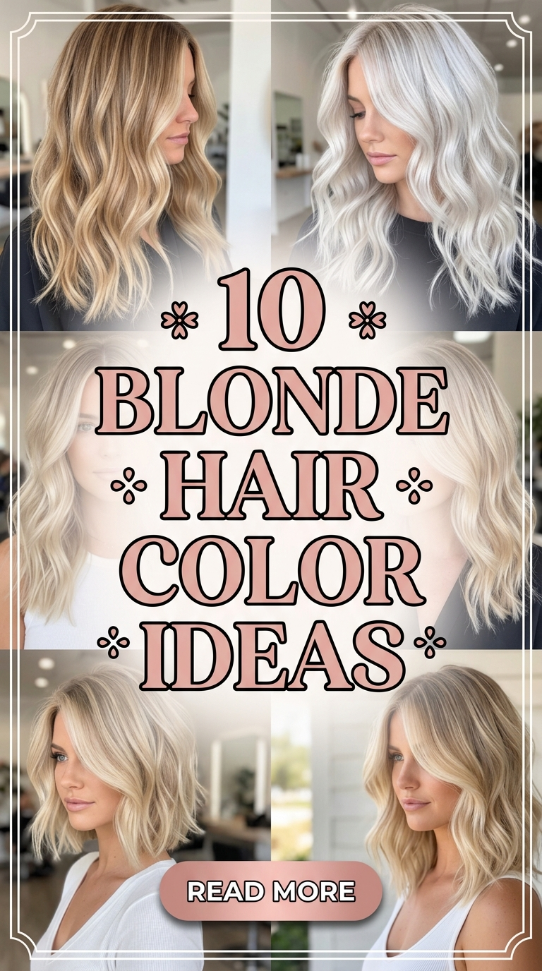 10 blonde hair color ideas