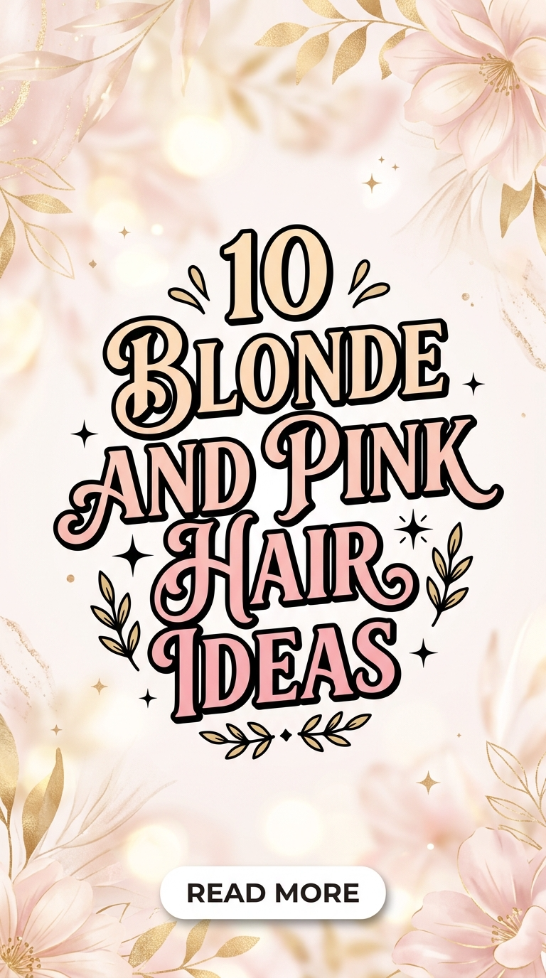 10 blonde and pink hair ideas