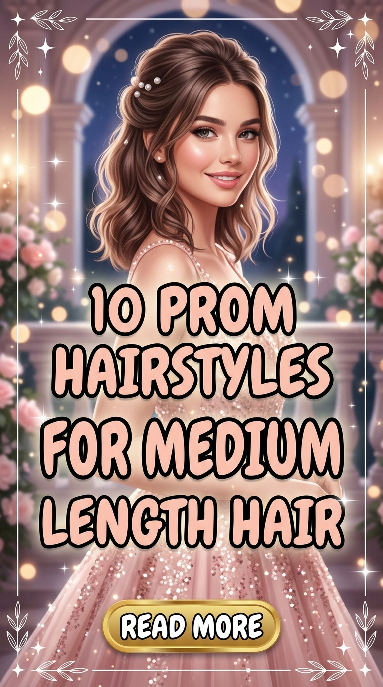 10 Prom Hairstyles For Medium Length Hair