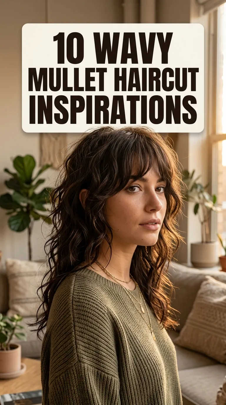 10 Mullet Haircut Woman Wavy Ideas
