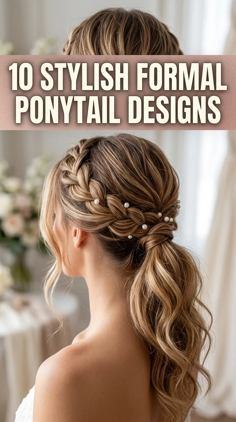 10 Formal Ponytail Hairstyles Ideas