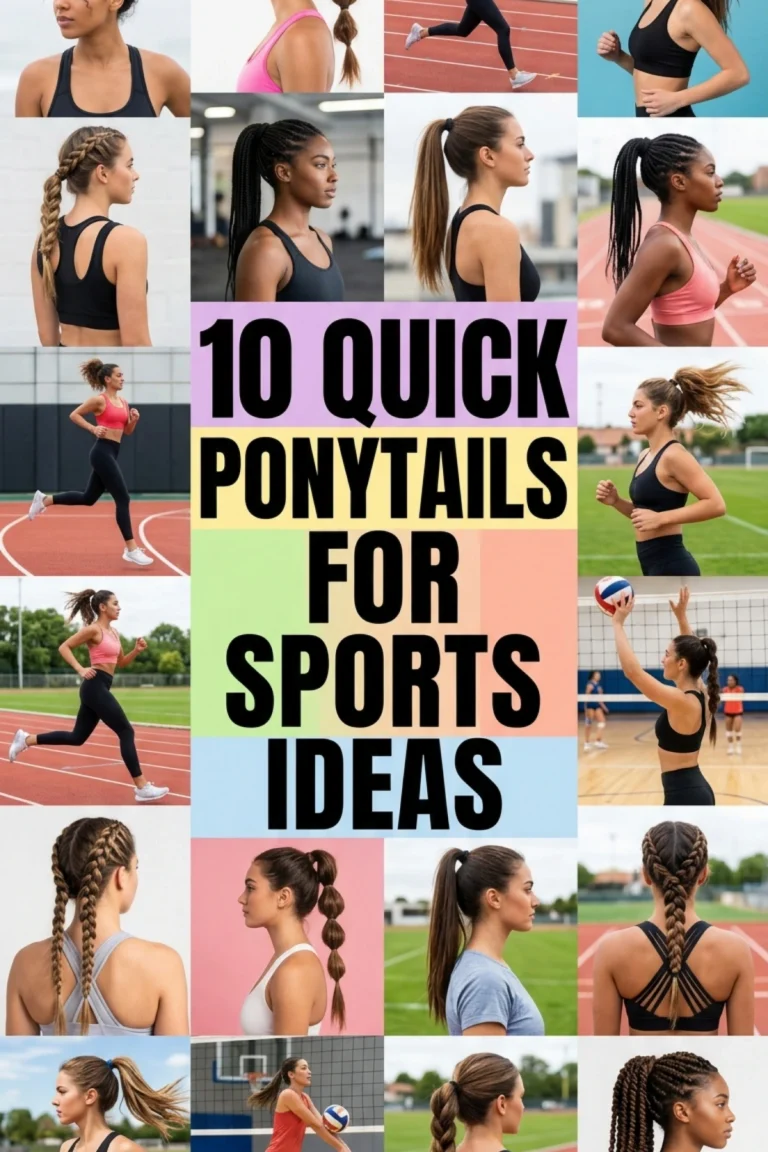 10 Cute Ponytails For Sports Ideas