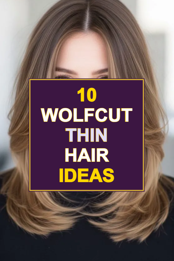 10 Wolfcut Thin Hair Ideas