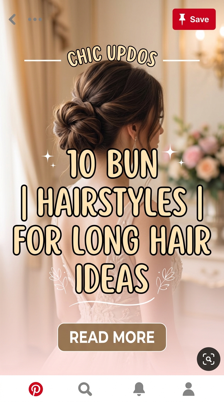 10 Bun Hairstyles For Long Hair Ideas