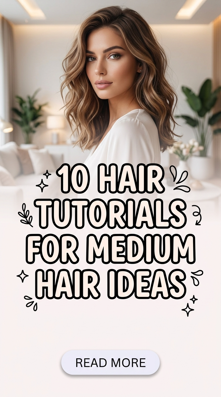 10 Hair Tutorials For Medium Hair Ideas