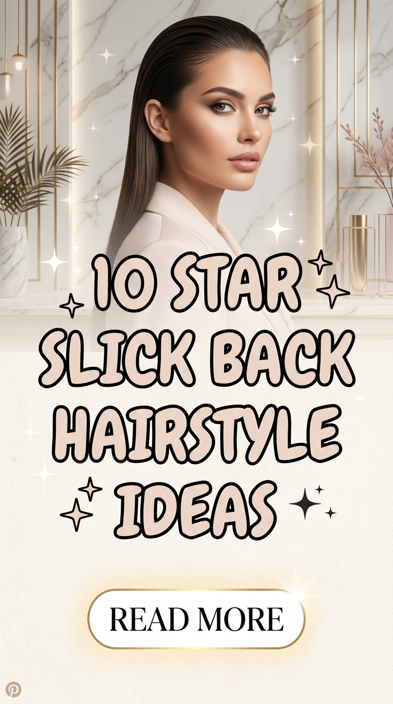 10 Star Slick Back Hairstyle Ideas